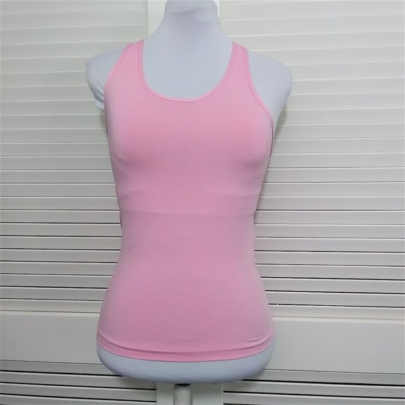 Nike Tops - Nike Pink Fit Dry Racer Back Tank Size L 12/14